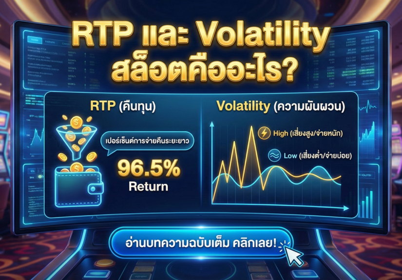 RTP และ Volatility สล็อตคืออะไร